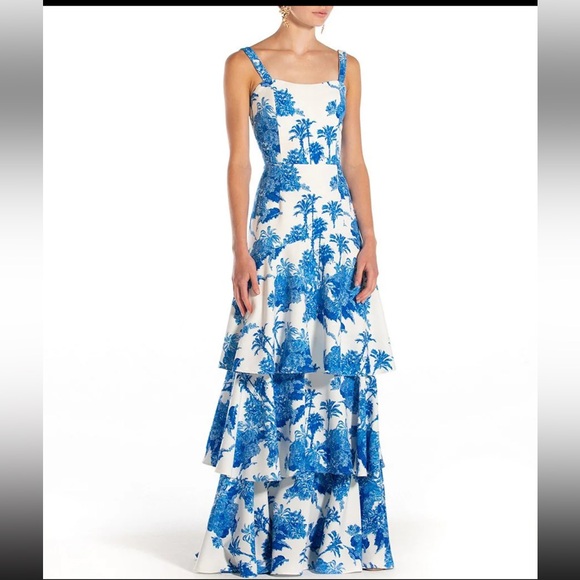 Mestiza New York Dresses & Skirts - Brand New- Mestiza New York Torero Gown in White Palm Toile 🤍✨